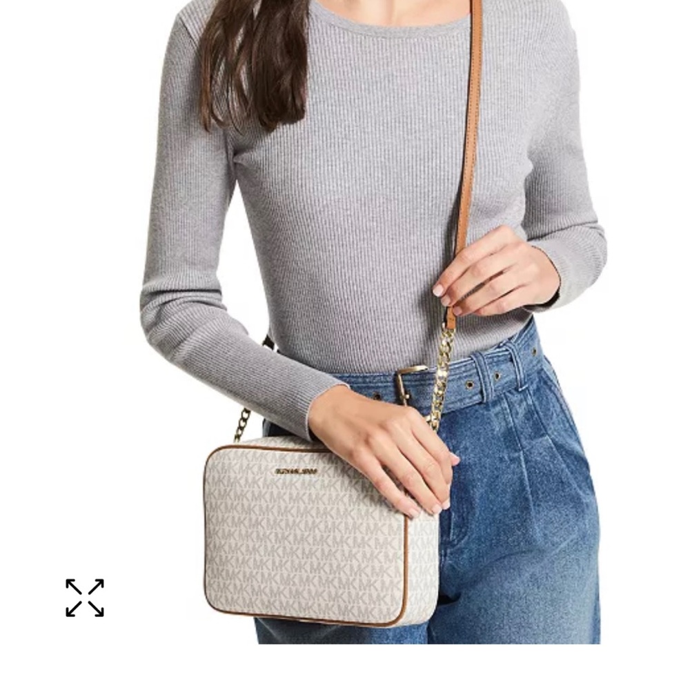 Michael Kors Cream Crossbody Purse